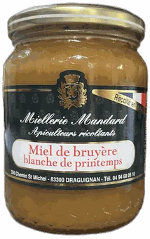 Miel de Bruyère blanche de la Miellerie Mandard